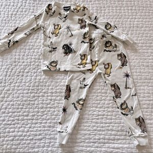 PB Kids Where The Wild Things Are toddler pajama set Size 3T